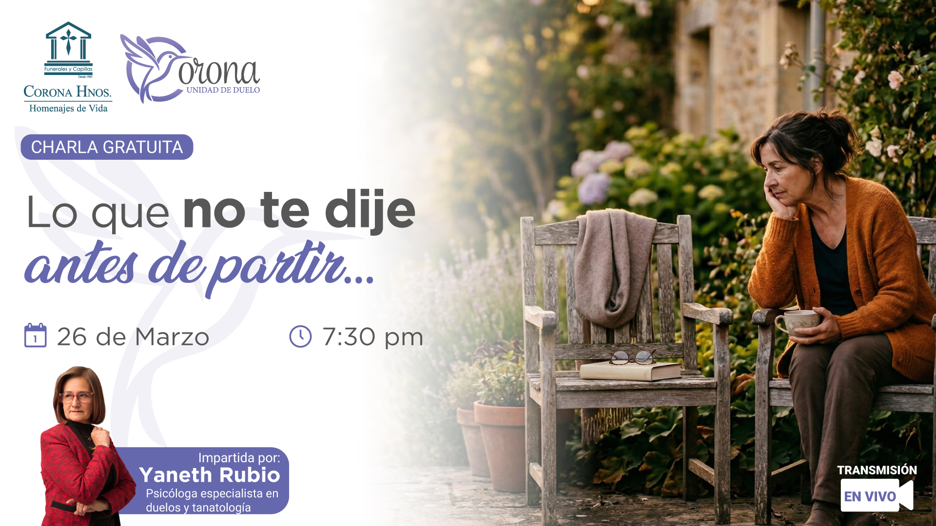 Charla gratuita online