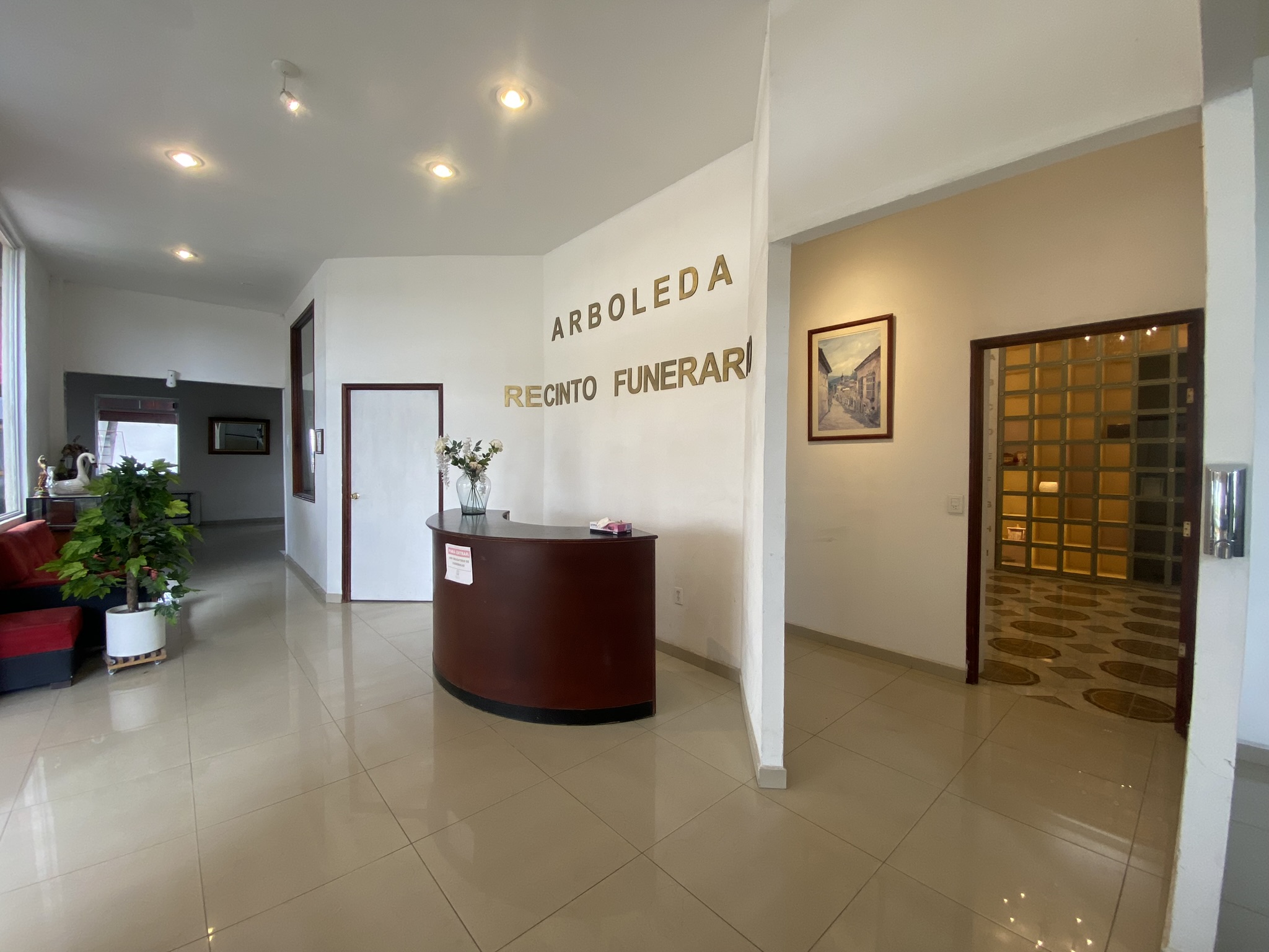 Área de nichos para cenizas